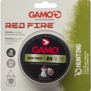NIB Gamo RED FIRE .22CAL QTY125 BLISTER 632270454 Pellets .22